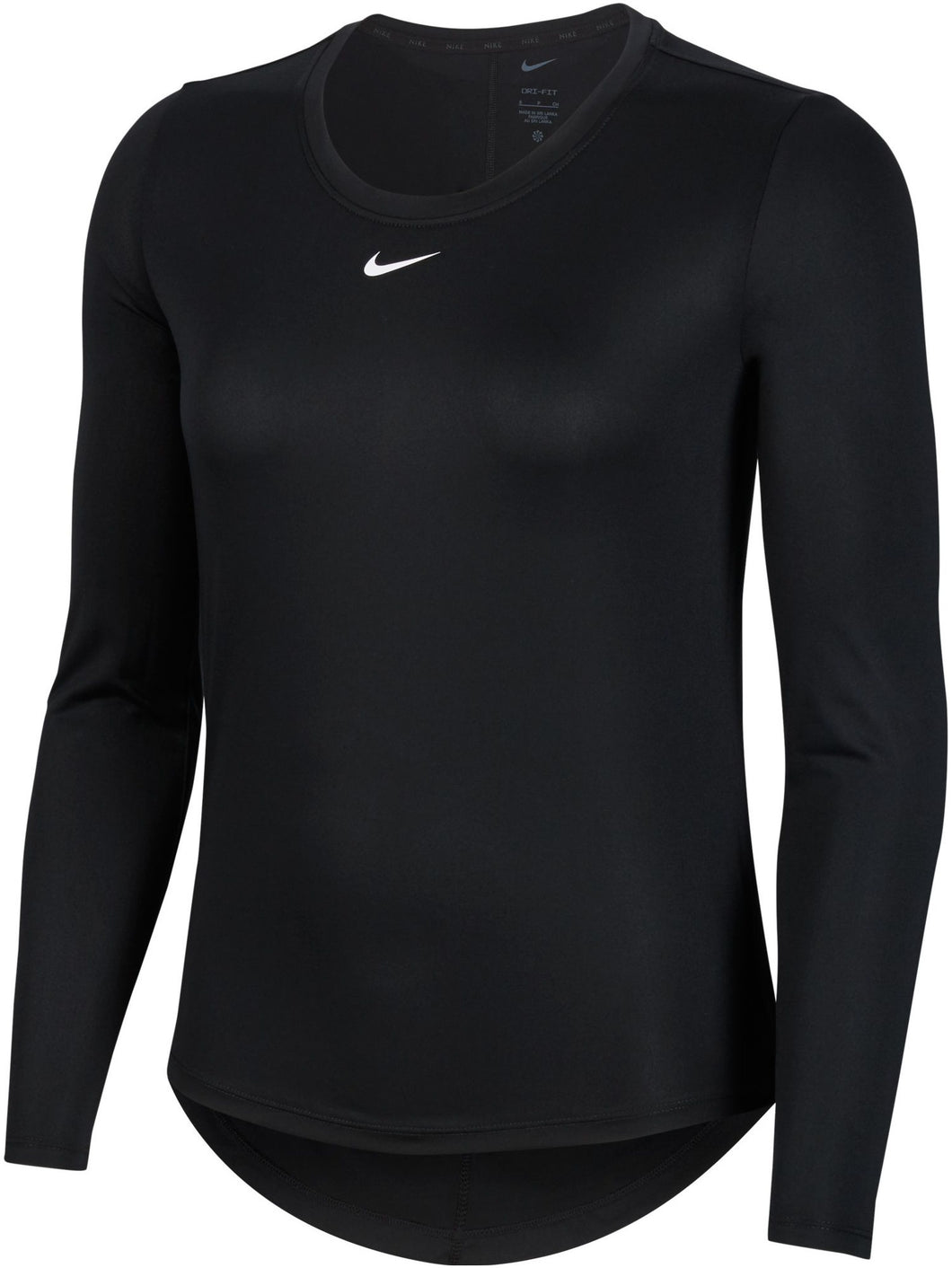 Nike Dri-FIT One Women's Standard Fit Long-Sleeve Top (Black)