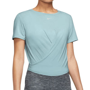 Nike Dri-FIT One Luxe Women's Twist Cropped Short-Sleeve Top