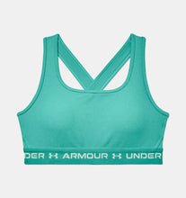 Load image into Gallery viewer, Women&#39;s Armour Mid Crossback Heather Sports Bra