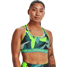 Load image into Gallery viewer, W UA CrossBack Mid Print Bra