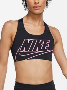 Nike Swoosh Futura Bra - Medium Support