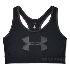 W Armour Mid Keyhole Graphic (Black)