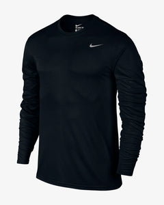 Nike Dri-FIT Legend Men's Long-Sleeve Fitness Top (Blk)